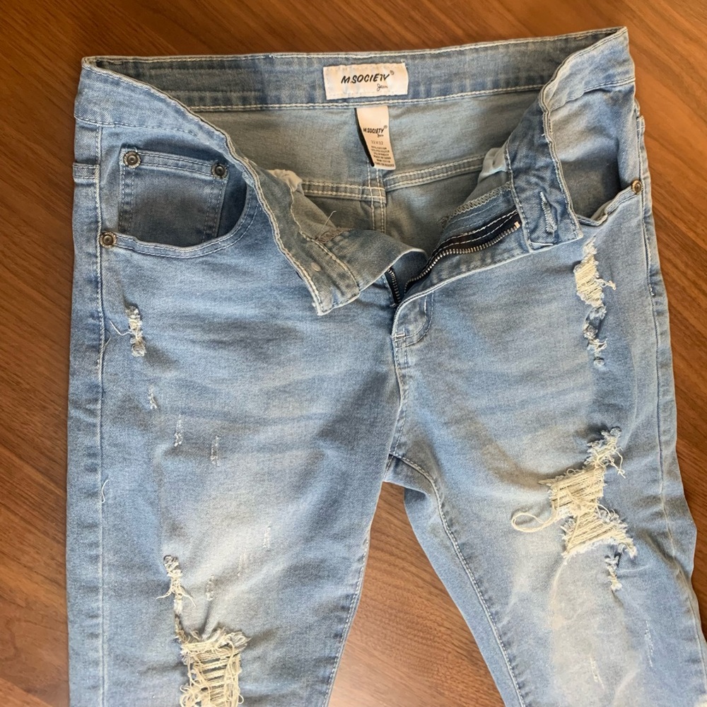 Denim Ripped Jeans